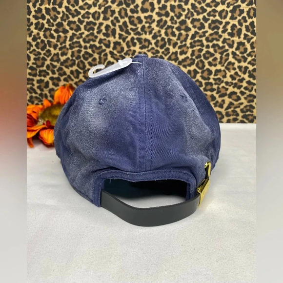 🦋B2G1🦋TRUE RELIGION Ace Blue HorseShoe Adjustable Baseball Hat | OSFA | - Picture 4 of 7